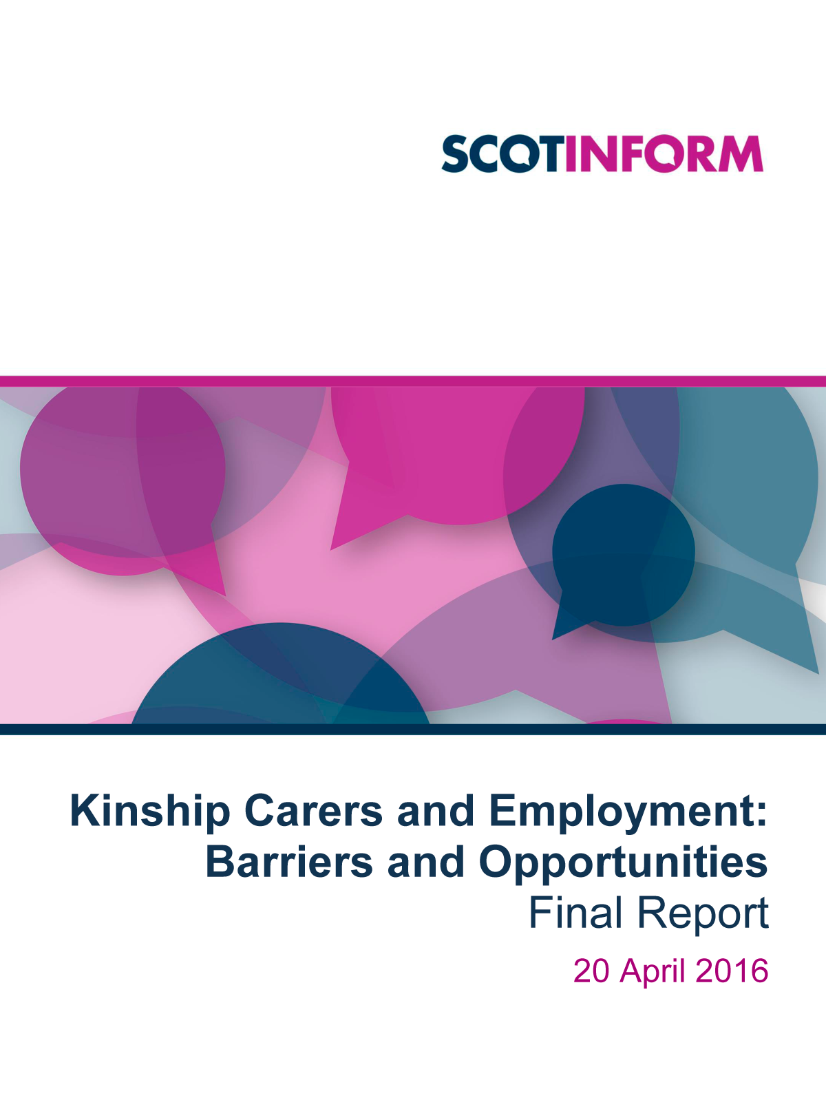 Kinship care report cover